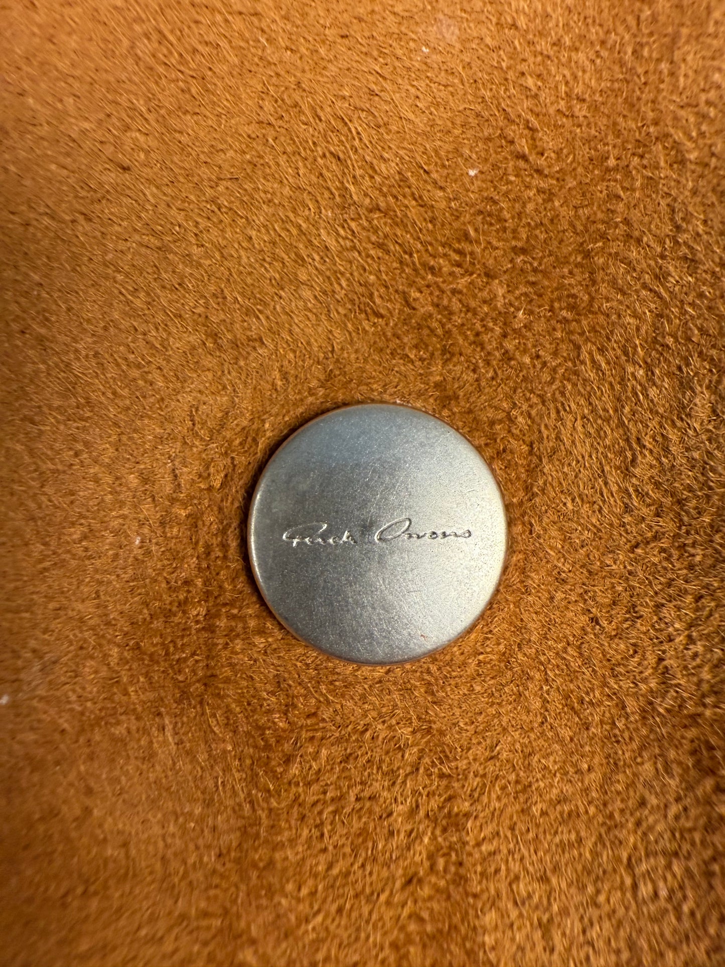 Rick Owens RARE Lamb Suede Worker Jacket FW19 Larry - L