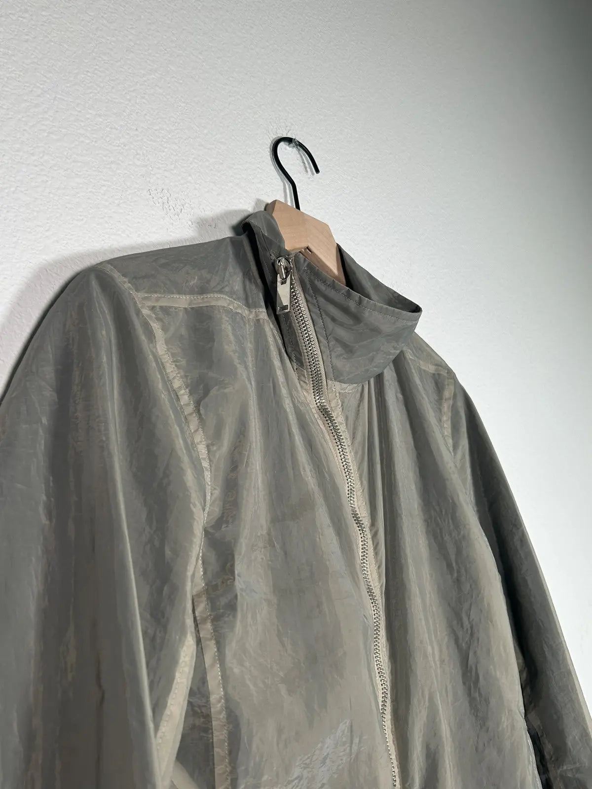 Rick Owens '14 Cyclops Translucent Nylon Aircut Jacket - M