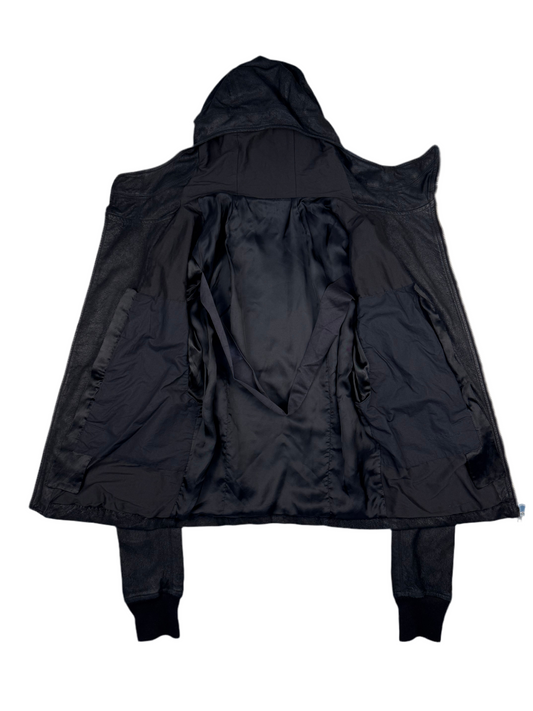 Rick Owens Blister Lamb Scuba Hoodie - XS