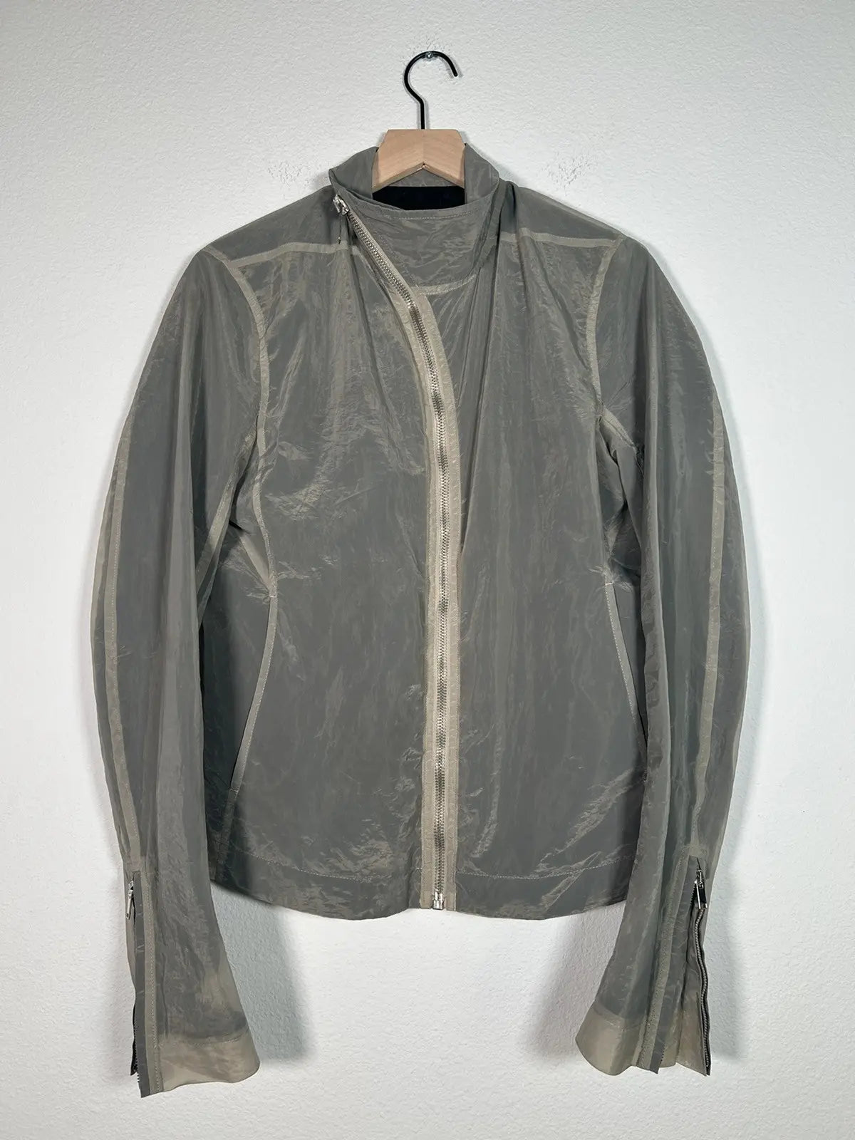 Rick Owens '14 Cyclops Translucent Nylon Aircut Jacket - M