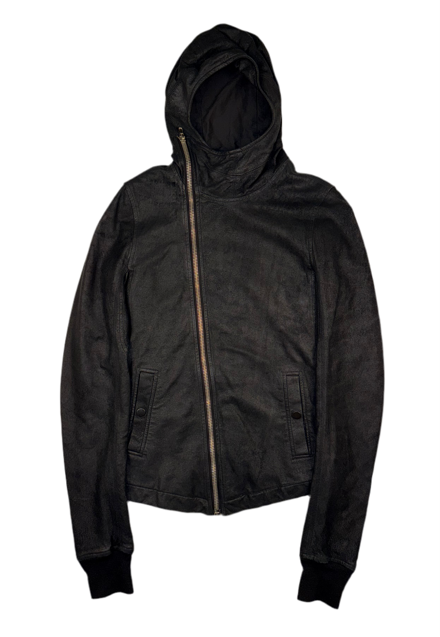 Rick Owens Blister Lamb Scuba Hoodie - XS